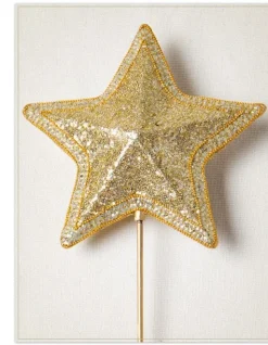 All Over Beaded Star Christmas Tree Toppers