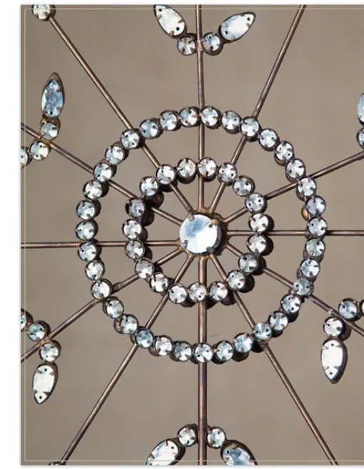 Antiqued Snowflake Christmas Tree Topper