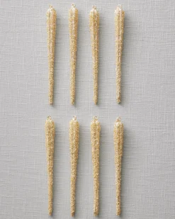 Beaded Icicle Ornament Collection