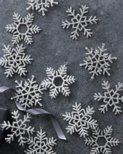 Beaded Snowflake Christmas Ornament Collection
