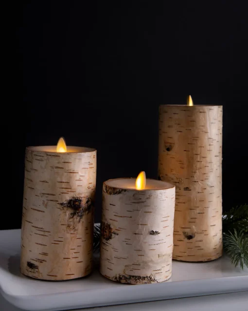 Birch Miracle Flame LED Candles