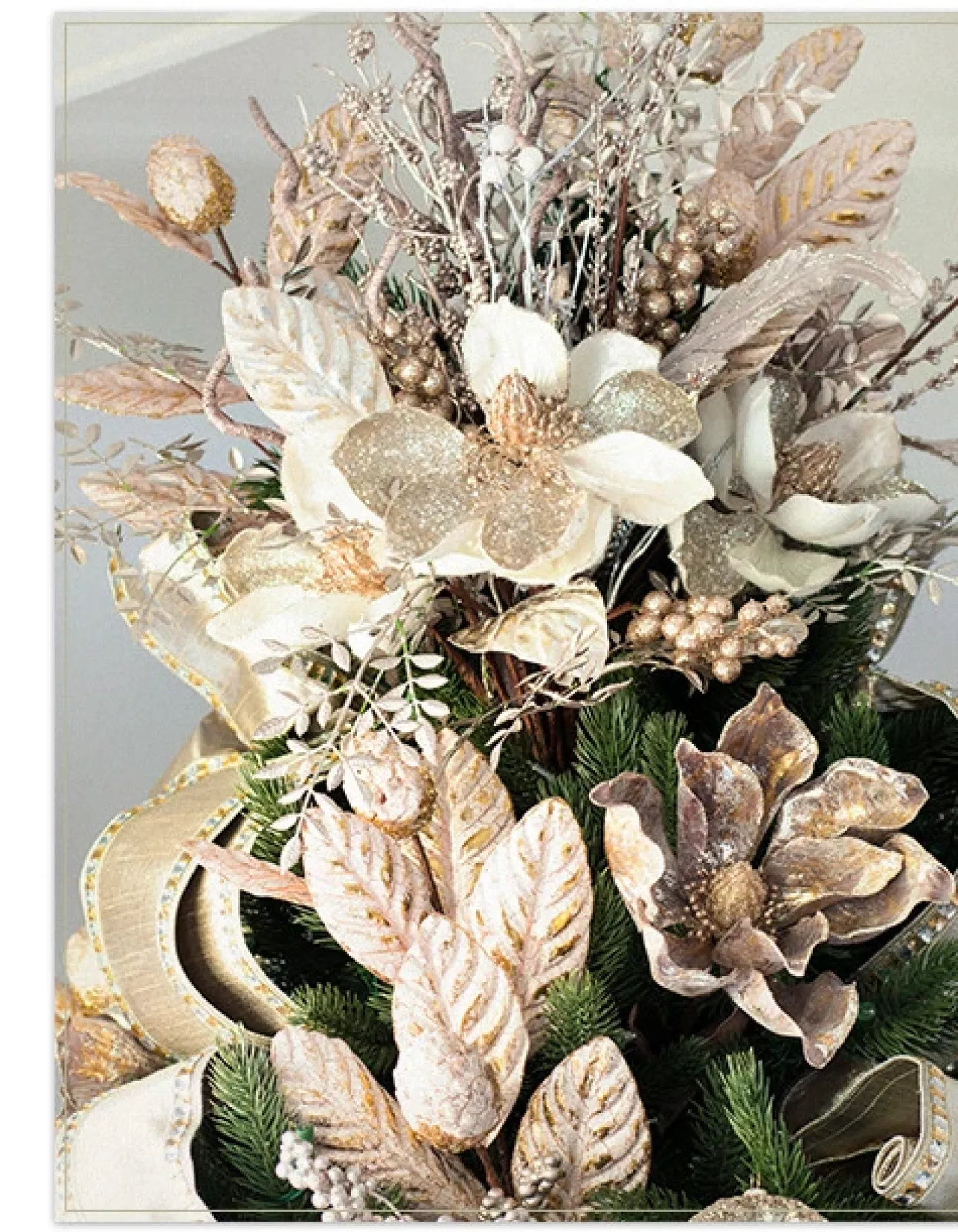 Branch Bouquet Christmas Tree Toppers
