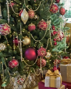 Brilliant Bordeaux Ornament Collection