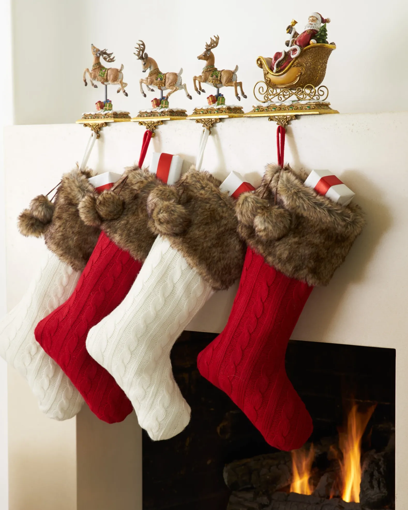 Cableknit Stockings