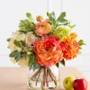 Coral Garden Floral Foliage