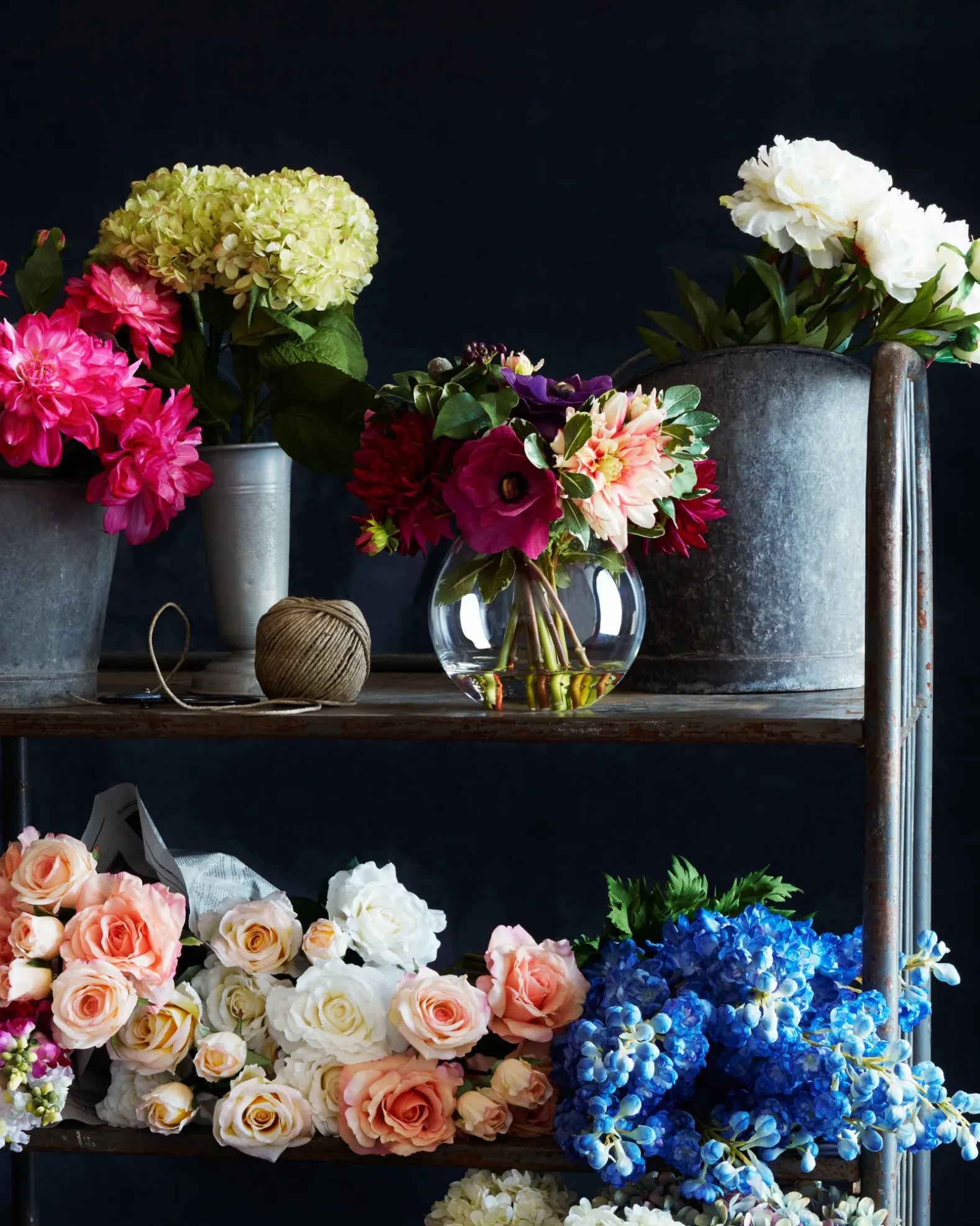 Dahlia Artificial Flower Arrangements