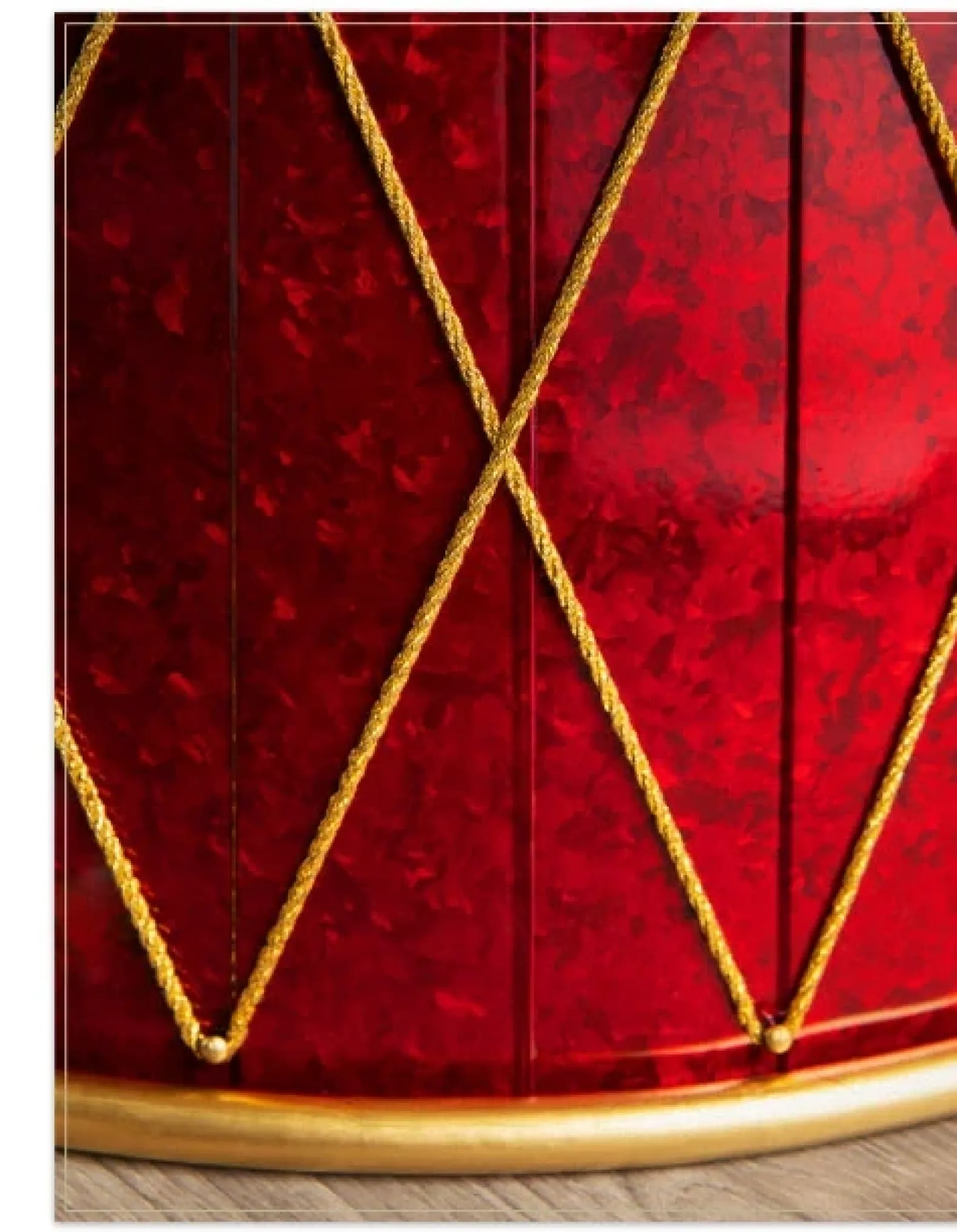Drum Christmas Tree Collars