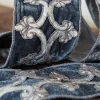 French Blue Velvet Christmas Tree Ribbon