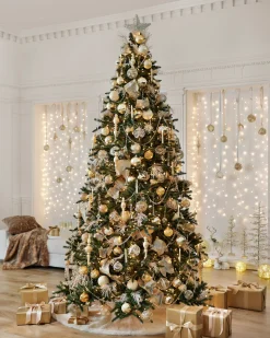 Glitter Ombre Christmas Tree Ribbon