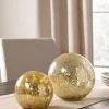 Glowing Mercury Glass Orbs
