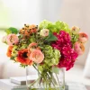 Hydrangea & Ranunculus Flower Foliage