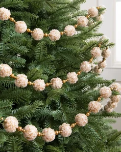 Ice Crystal Beaded Christmas Tree Garlands