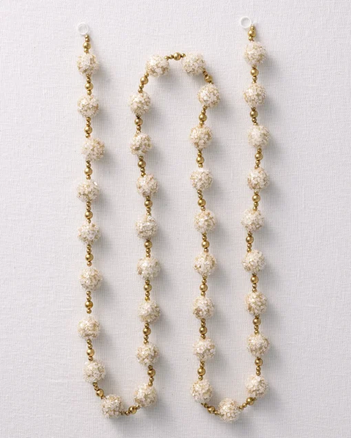 Ice Crystal Beaded Christmas Tree Garlands