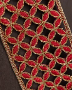 Lattice Cutout Christmas Tree Ribbon