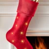 Lit Starlight Christmas Stockings