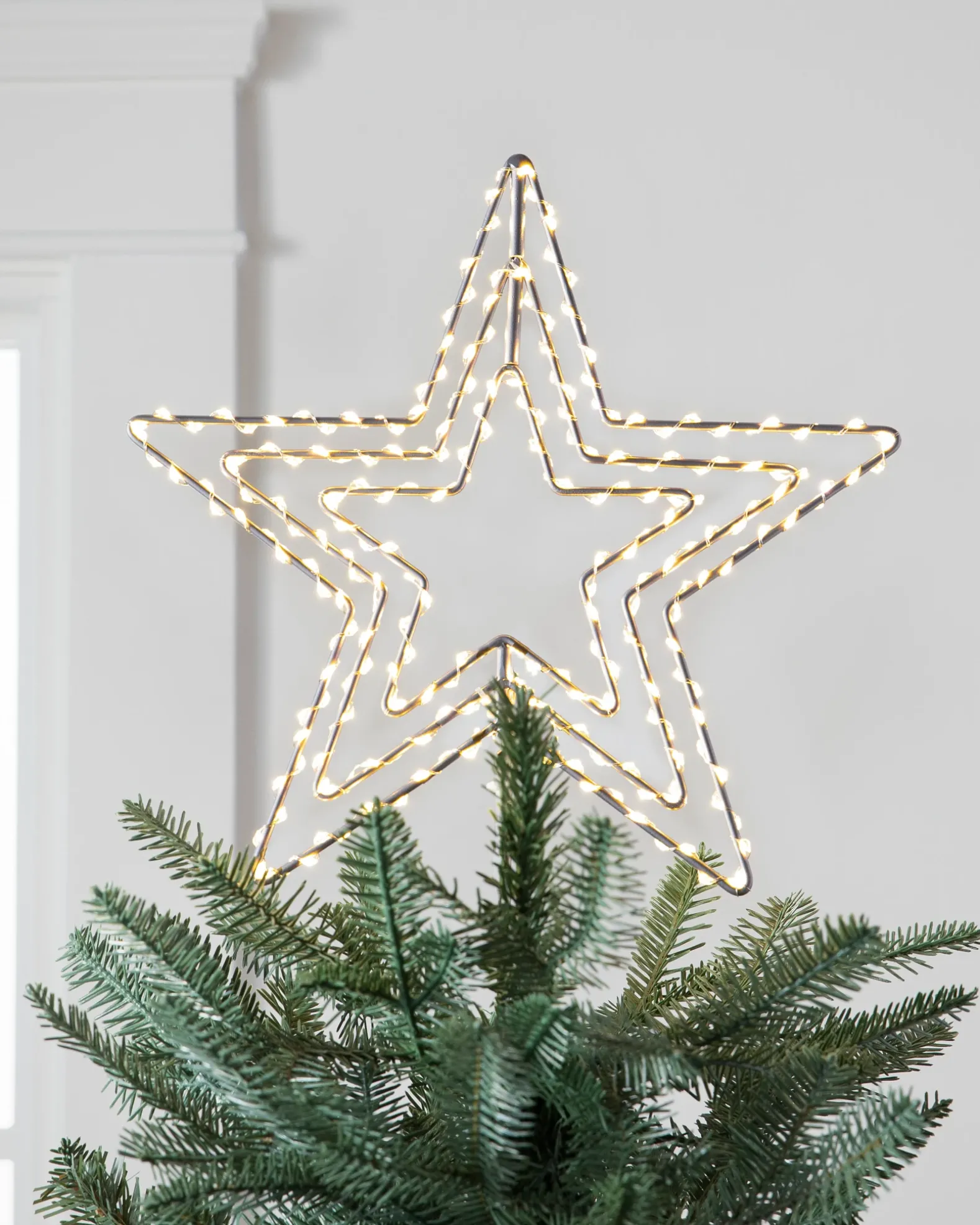 Lit Swivel Christmas Tree Toppers