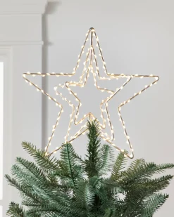 Lit Swivel Christmas Tree Toppers