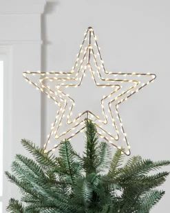 Lit Swivel Christmas Tree Toppers