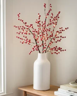 Lit Twig Branches