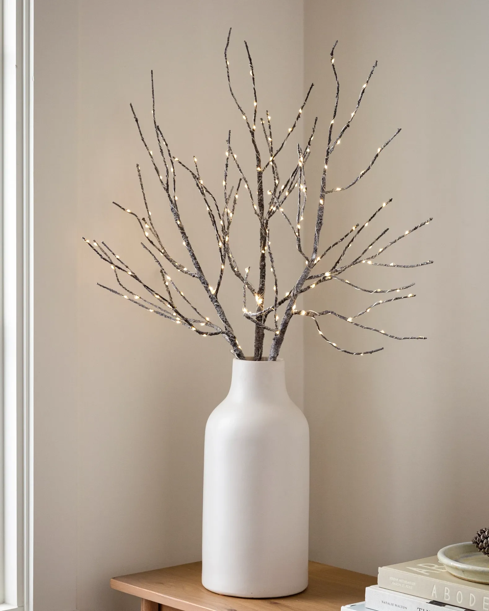 Lit Twig Branches