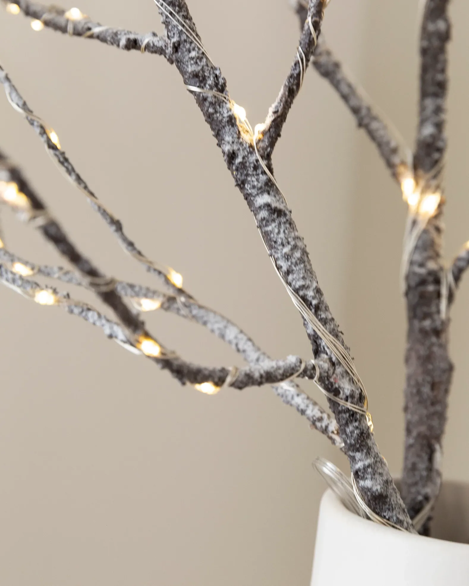 Lit Twig Branches