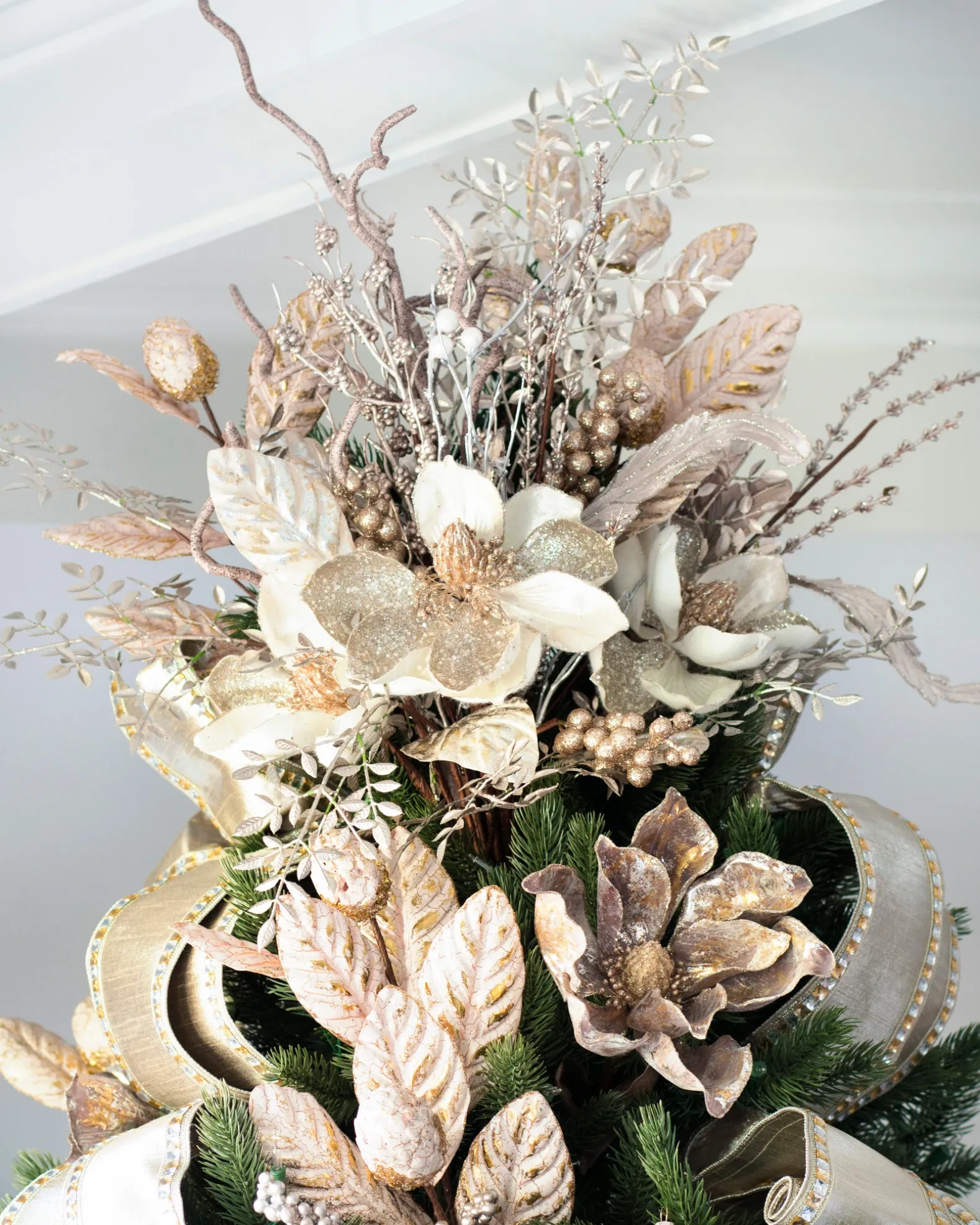Magnolia Bouquet Christmas Tree Topper