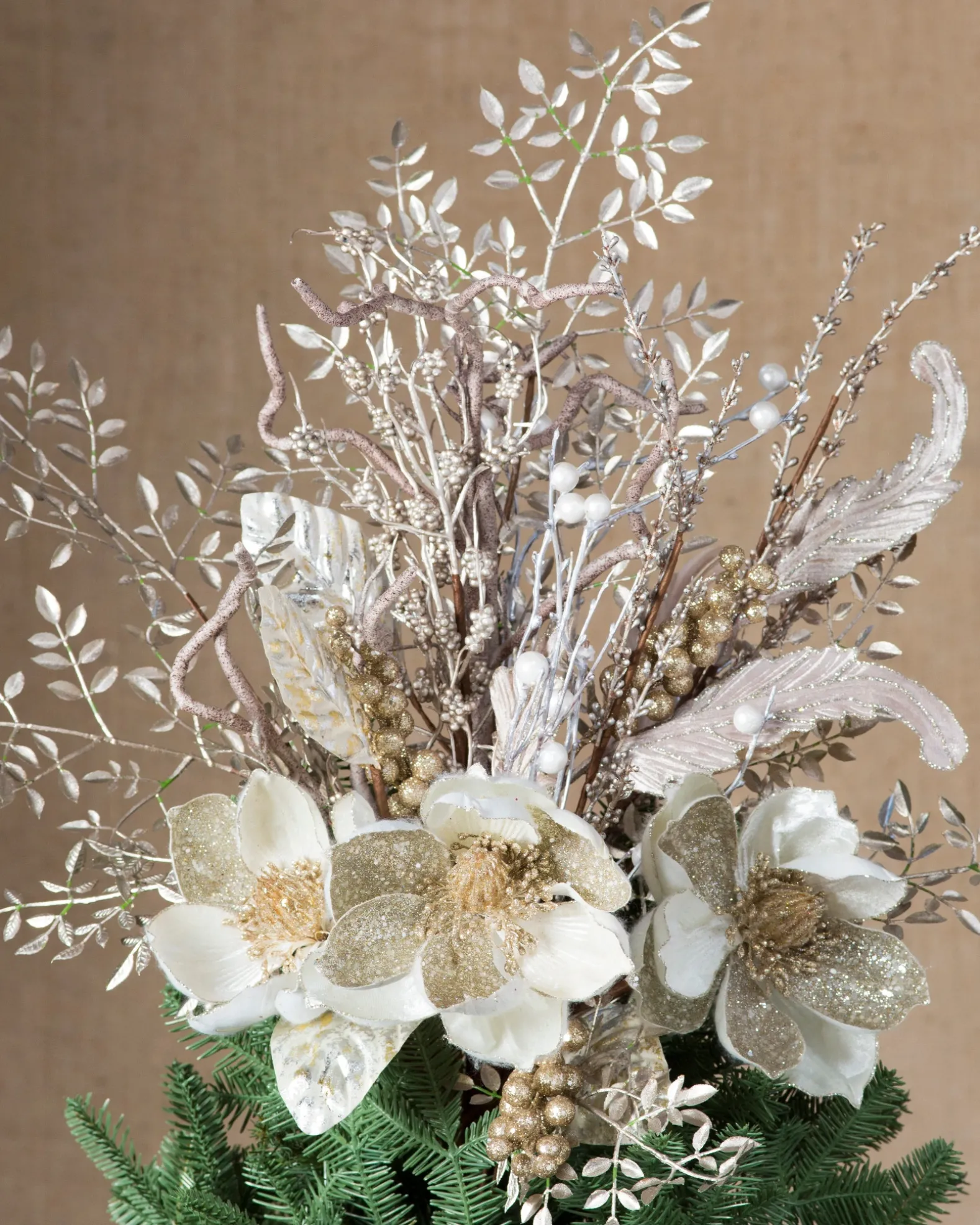 Magnolia Bouquet Christmas Tree Topper