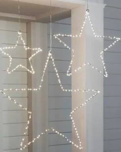 Outdoor LED Lit Stars