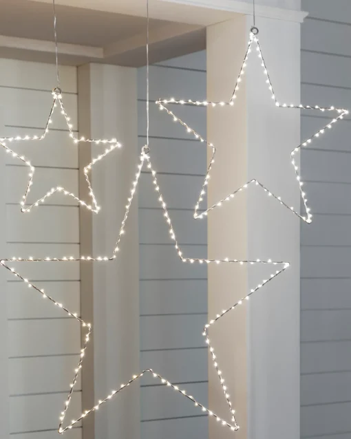 Outdoor LED Lit Stars