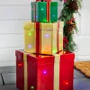 Outdoor Lit Stackable Christmas Gifts