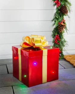 Outdoor Lit Stackable Christmas Gifts