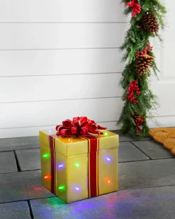 Outdoor Lit Stackable Christmas Gifts