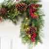 Outdoor Red Berry Pine Foliage