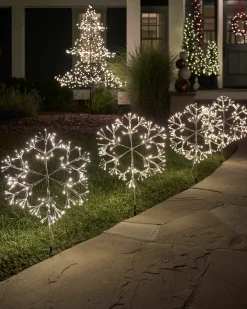 Outdoor Snowflake Pathway Lights