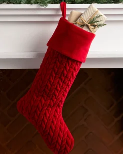 Plush Braid Stockings