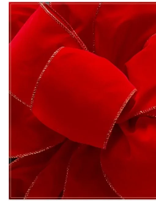 Pre-Tied Christmas Tree Ribbon Bow Sets