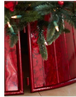 Red Christmas Tree Collars