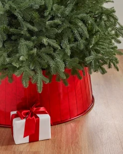 Red Christmas Tree Collars