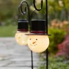 Snowman Solar-Powered Pathway Light Sets