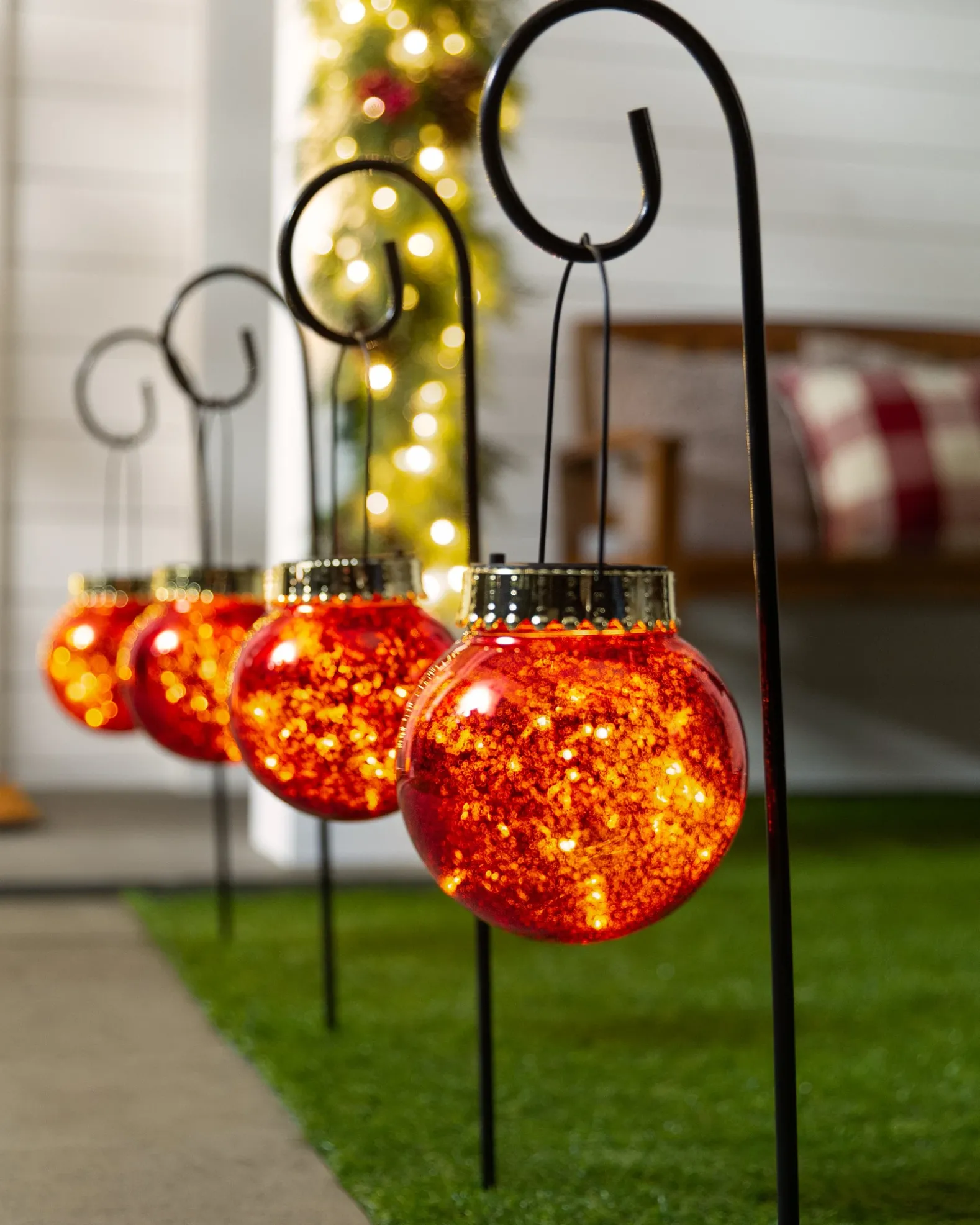 Solar Merry Metallics Pathway Light Sets