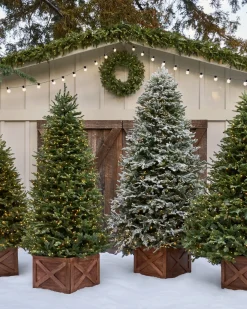 Wooden Crate Christmas Tree Collars